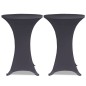 Stretch-Tischhussen 4 Stk. 80 cm Anthrazit Stretch-Tischhussen 4 Stk. 80 cm Anthrazit