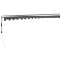 vidaXL Gelenkarmmarkise Anthrazit 4,5x3 m Stoff und Aluminium vidaXL Gelenkarmmarkise Anthrazit 4,5x3 m Stoff und Aluminium