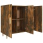 vidaXL Sideboard Räuchereiche 90x34x80 cm Holzwerkstoff vidaXL Sideboard Räuchereiche 90x34x80 cm Holzwerkstoff