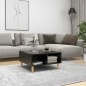 vidaXL Couchtisch Hochglanz-Schwarz 60x60x30 cm Holzwerkstoff vidaXL Couchtisch Hochglanz-Schwarz 60x60x30 cm Holzwerkstoff
