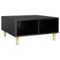vidaXL Couchtisch Hochglanz-Schwarz 60x60x30 cm Holzwerkstoff vidaXL Couchtisch Hochglanz-Schwarz 60x60x30 cm Holzwerkstoff