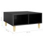 vidaXL Couchtisch Hochglanz-Schwarz 60x60x30 cm Holzwerkstoff vidaXL Couchtisch Hochglanz-Schwarz 60x60x30 cm Holzwerkstoff