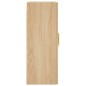 vidaXL Wandschrank Sonoma-Eiche 69,5x34x90 cm vidaXL Wandschrank Sonoma-Eiche 69,5x34x90 cm