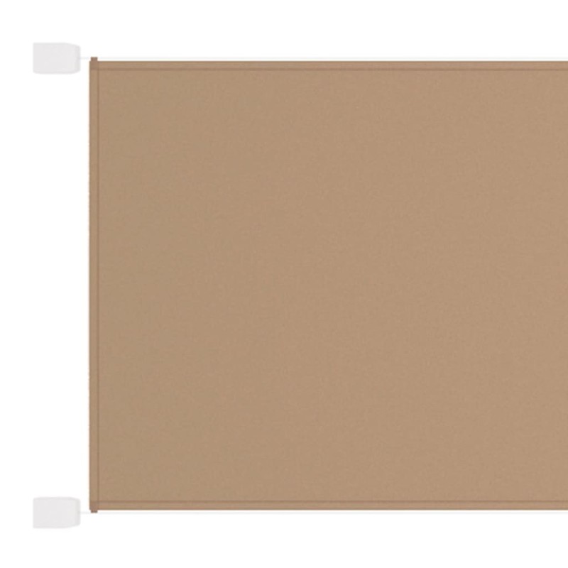 vidaXL Senkrechtmarkise Taupe 100x360 cm Oxford-Gewebe vidaXL Senkrechtmarkise Taupe 100x360 cm Oxford-Gewebe