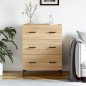 vidaXL Sideboard Sonoma-Eiche 69,5x34x90 cm Holzwerkstoff vidaXL Sideboard Sonoma-Eiche 69,5x34x90 cm Holzwerkstoff