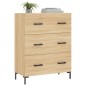 vidaXL Sideboard Sonoma-Eiche 69,5x34x90 cm Holzwerkstoff vidaXL Sideboard Sonoma-Eiche 69,5x34x90 cm Holzwerkstoff