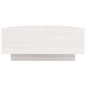 vidaXL Monitorständer Weiß 100x27x14 cm Massivholz Kiefer vidaXL Monitorständer Weiß 100x27x14 cm Massivholz Kiefer