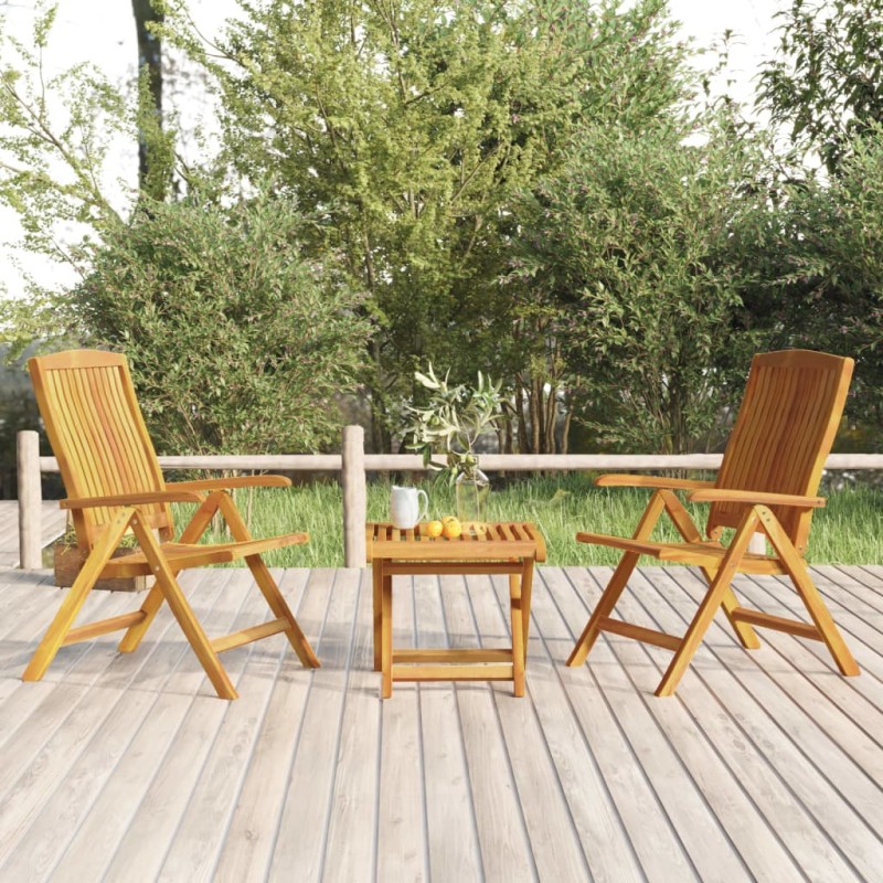 vidaXL 3-tlg. Garten-Lounge-Set Massivholz Teak vidaXL 3-tlg. Garten-Lounge-Set Massivholz Teak