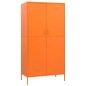 vidaXL Kleiderschrank Orange 90x50x180 cm Stahl vidaXL Kleiderschrank Orange 90x50x180 cm Stahl