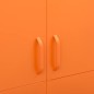 vidaXL Kleiderschrank Orange 90x50x180 cm Stahl vidaXL Kleiderschrank Orange 90x50x180 cm Stahl