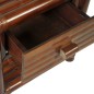 vidaXL Nachttisch 45×45×40 cm Bambus Dunkelbraun vidaXL Nachttisch 45×45×40 cm Bambus Dunkelbraun