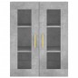 vidaXL Wandschrank Betongrau 69,5x34x90 cm vidaXL Wandschrank Betongrau 69,5x34x90 cm
