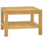 vidaXL Couchtisch 60x60x40 cm Massivholz Teak vidaXL Couchtisch 60x60x40 cm Massivholz Teak