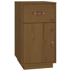 vidaXL Schreibtisch-Schrank Honigbraun 40x50x75 cm Massivholz Kiefer