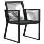 vidaXL 7-tlg. Garten-Essgruppe Schwarz PVC-Rattan vidaXL 7-tlg. Garten-Essgruppe Schwarz PVC-Rattan