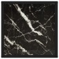vidaXL Couchtisch Schwarz mit Schwarzem Glas in Marmor-Optik 40x40x50 vidaXL Couchtisch Schwarz mit Schwarzem Glas in Marmor-Optik 40x40x50