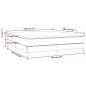 vidaXL Boxspringbett mit Matratze Hellgrau 160x200 cm Samt vidaXL Boxspringbett mit Matratze Hellgrau 160x200 cm Samt