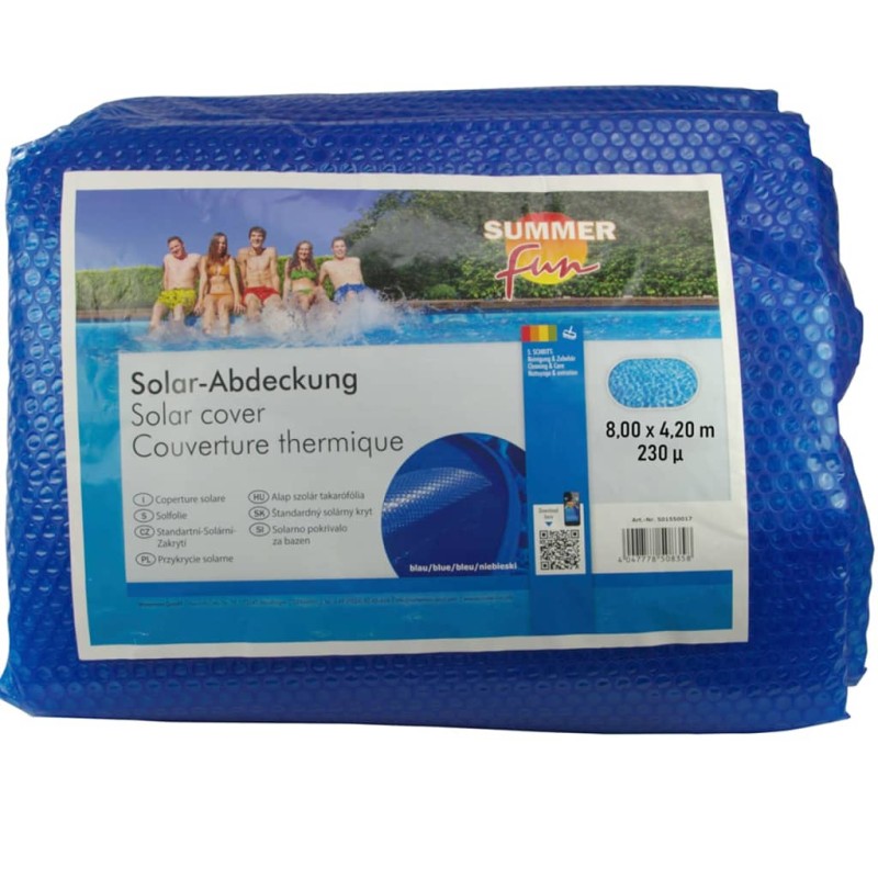 Summer Fun Sommer Poolabdeckung Solar Oval 800x420 cm PE Blau Summer Fun Sommer Poolabdeckung Solar Oval 800x420 cm PE Blau
