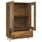 vidaXL Highboard Räuchereiche 70x31x115 cm Holzwerkstoff vidaXL Highboard Räuchereiche 70x31x115 cm Holzwerkstoff