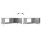vidaXL Couchtisch Betongrau 90x50x40 cm Holzwerkstoff vidaXL Couchtisch Betongrau 90x50x40 cm Holzwerkstoff