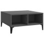 vidaXL Couchtisch Grau 60x60x30 cm Holzwerkstoff vidaXL Couchtisch Grau 60x60x30 cm Holzwerkstoff