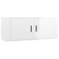 vidaXL 8-tlg. TV-Schrank-Set Hochglanz-Weiß Holzwerkstoff vidaXL 8-tlg. TV-Schrank-Set Hochglanz-Weiß Holzwerkstoff