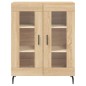 vidaXL Sideboard Sonoma-Eiche 69,5x34x90 cm Holzwerkstoff vidaXL Sideboard Sonoma-Eiche 69,5x34x90 cm Holzwerkstoff