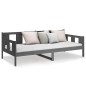 vidaXL Tagesbett Grau Massivholz Kiefer 90x190 cm vidaXL Tagesbett Grau Massivholz Kiefer 90x190 cm