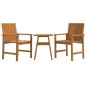 vidaXL 3-tlg. Garten-Lounge-Set Massivholz Akazie vidaXL 3-tlg. Garten-Lounge-Set Massivholz Akazie