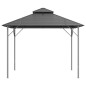 vidaXL Pavillon mit Doppeldach 3x3 m Anthrazit