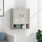 vidaXL Wandschrank Betongrau 60x31x70 cm Holzwerkstoff vidaXL Wandschrank Betongrau 60x31x70 cm Holzwerkstoff