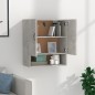 vidaXL Wandschrank Betongrau 60x31x70 cm Holzwerkstoff vidaXL Wandschrank Betongrau 60x31x70 cm Holzwerkstoff