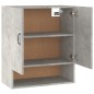vidaXL Wandschrank Betongrau 60x31x70 cm Holzwerkstoff vidaXL Wandschrank Betongrau 60x31x70 cm Holzwerkstoff