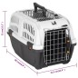 vidaXL Transportbox für Haustiere Metalltür 48x31,5x31 cm Polypropylen vidaXL Transportbox für Haustiere Metalltür 48x31,5x31 cm Polypropylen