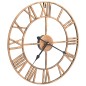 vidaXL Wanduhr Metall 40 cm Golden vidaXL Wanduhr Metall 40 cm Golden
