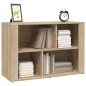 vidaXL Sideboard Sonoma-Eiche 80x30x54 cm Holzwerkstoff vidaXL Sideboard Sonoma-Eiche 80x30x54 cm Holzwerkstoff