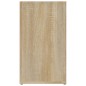 vidaXL Sideboard Sonoma-Eiche 80x30x54 cm Holzwerkstoff vidaXL Sideboard Sonoma-Eiche 80x30x54 cm Holzwerkstoff