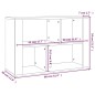 vidaXL Sideboard Sonoma-Eiche 80x30x54 cm Holzwerkstoff vidaXL Sideboard Sonoma-Eiche 80x30x54 cm Holzwerkstoff