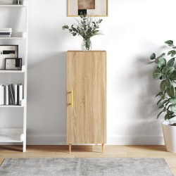 vidaXL Sideboard Sonoma-Eiche 34,5x34x90 cm Holzwerkstoff