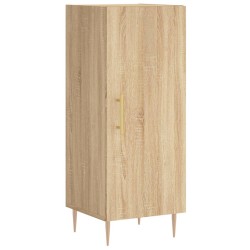 vidaXL Sideboard Sonoma-Eiche 34,5x34x90 cm Holzwerkstoff