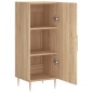 vidaXL Sideboard Sonoma-Eiche 34,5x34x90 cm Holzwerkstoff vidaXL Sideboard Sonoma-Eiche 34,5x34x90 cm Holzwerkstoff