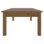 vidaXL Couchtisch Honigbraun 110x50x30 cm Massivholz Kiefer vidaXL Couchtisch Honigbraun 110x50x30 cm Massivholz Kiefer