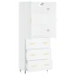 vidaXL Highboard Weiß 69,5x34x180 cm Holzwerkstoff vidaXL Highboard Weiß 69,5x34x180 cm Holzwerkstoff
