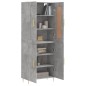 vidaXL Highboard Betongrau 69,5x34x180 cm Holzwerkstoff vidaXL Highboard Betongrau 69,5x34x180 cm Holzwerkstoff