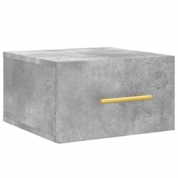 vidaXL Wand-Nachttisch Betongrau 35x35x20 cm