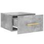 vidaXL Wand-Nachttisch Betongrau 35x35x20 cm vidaXL Wand-Nachttisch Betongrau 35x35x20 cm