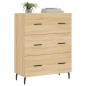 vidaXL Sideboard Sonoma-Eiche 69,5x34x90 cm Holzwerkstoff vidaXL Sideboard Sonoma-Eiche 69,5x34x90 cm Holzwerkstoff
