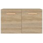 vidaXL Wandschrank Sonoma-Eiche 60x36,5x35 cm Holzwerkstoff vidaXL Wandschrank Sonoma-Eiche 60x36,5x35 cm Holzwerkstoff