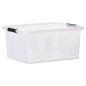 vidaXL Aufbewahrungsboxen mit Deckeln 2 Stk. Transparent 32 L vidaXL Aufbewahrungsboxen mit Deckeln 2 Stk. Transparent 32 L