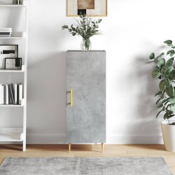 vidaXL Sideboard Betongrau 34,5x34x90 cm Holzwerkstoff